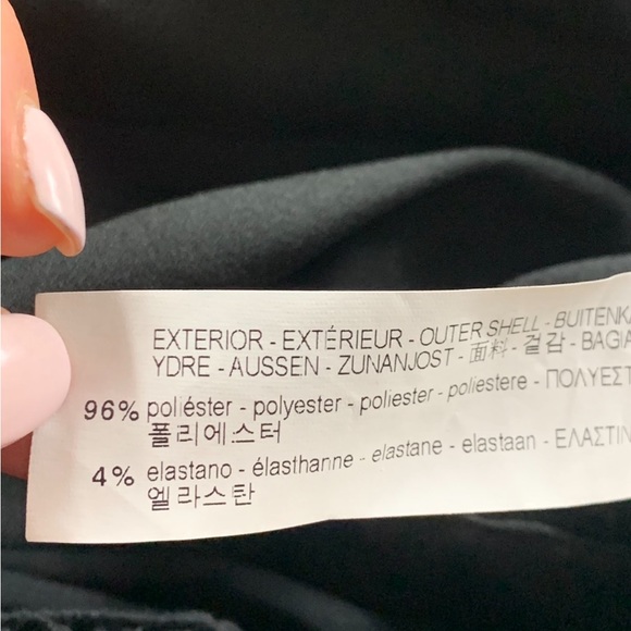 Zara Black Lace Trim Wide Leg Crop Jumpsuit - Picture 12 of 16